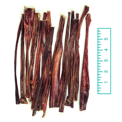 9" Mini Bull Stick Pack 6oz measured by a ruler 