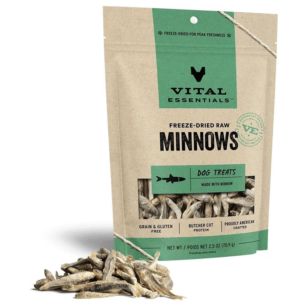 Freeze-dried Minnows Treats for Dogs 2.5 oz