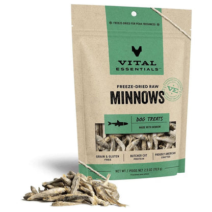 Freeze-dried Minnows Treats for Dogs 2.5 oz