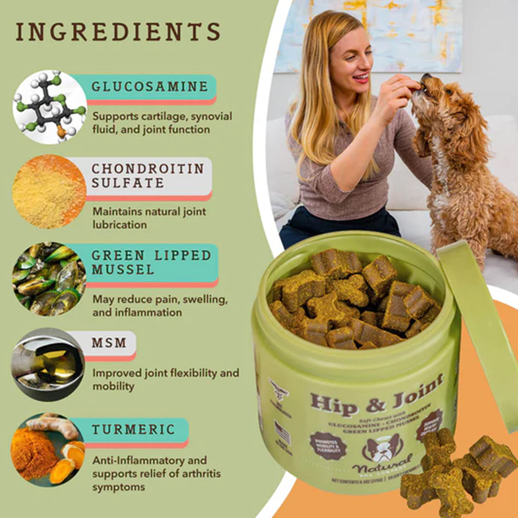 Hip & Joint Supplement active ingredients. 