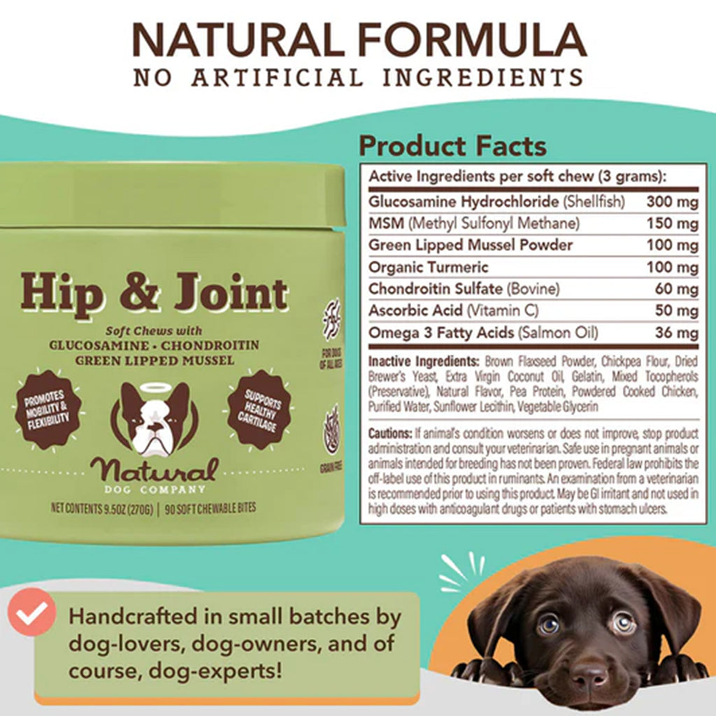 Hip & Joint Supplement natural formula. 