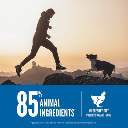 Original Dry Dog Food 85% animal ingredients. 