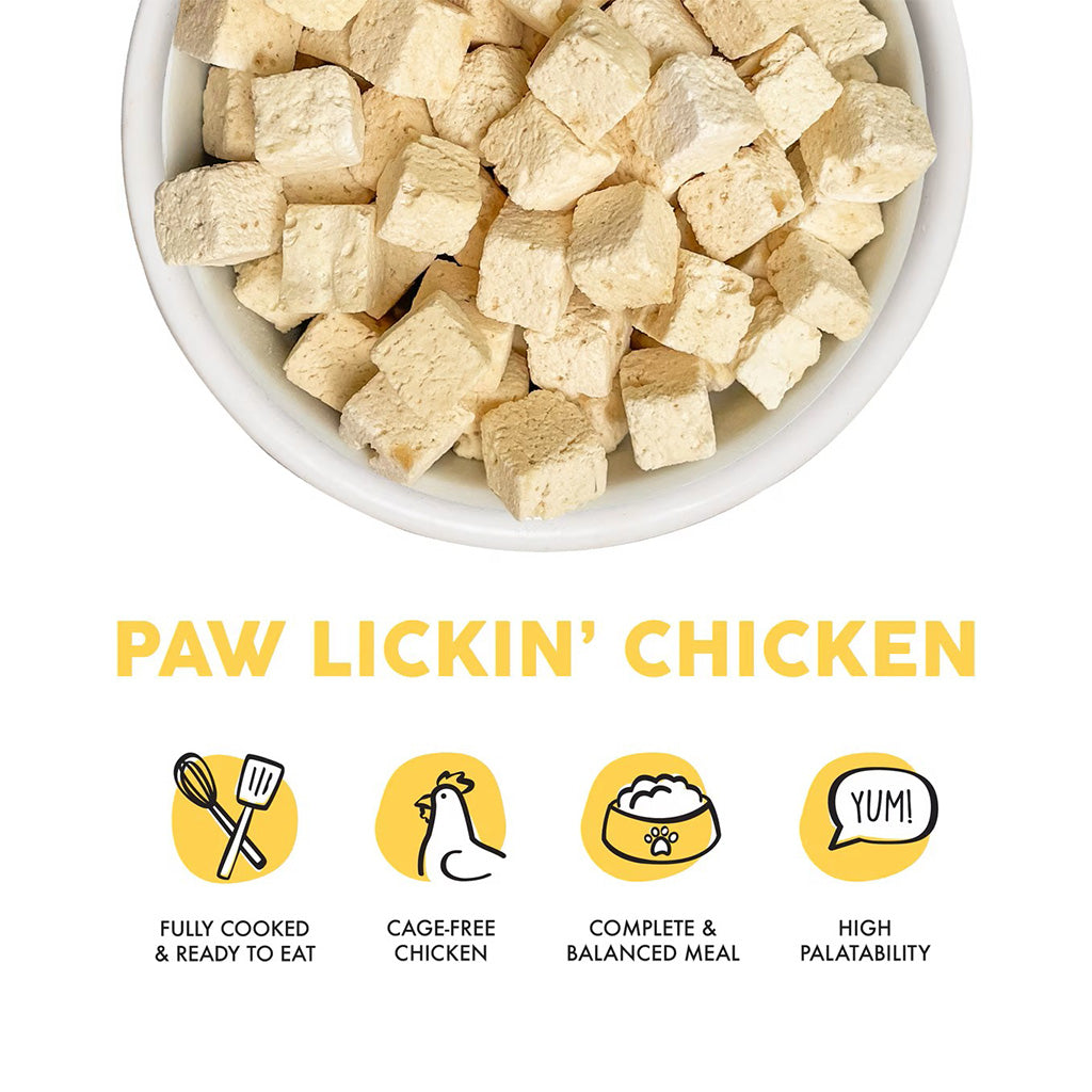 *Paw Lickin' Chicken Grain-Free Freeze-Dried Cat Food