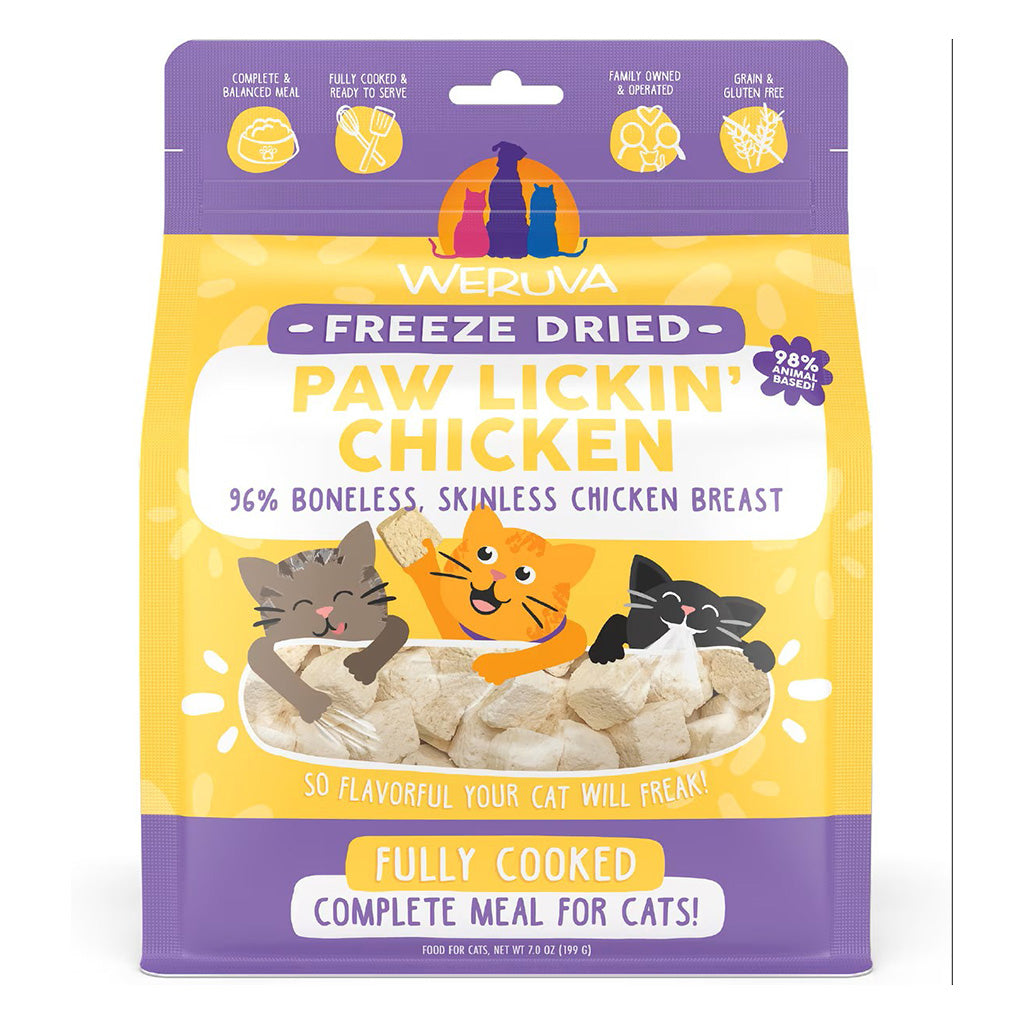 *Paw Lickin' Chicken Grain-Free Freeze-Dried Cat Food