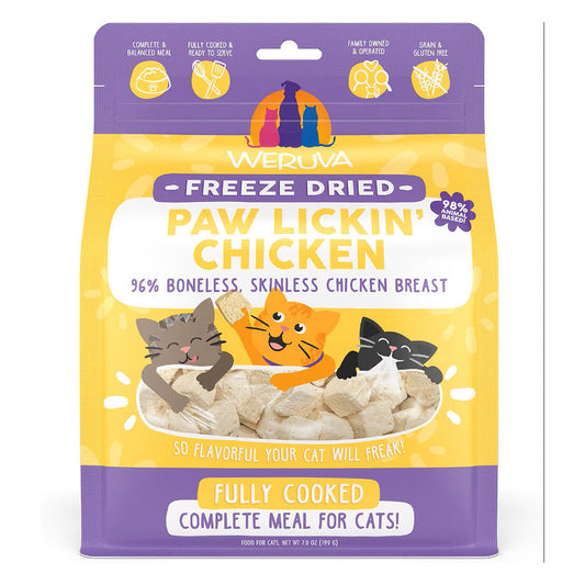 *Paw Lickin' Chicken Grain-Free Freeze-Dried Cat Food