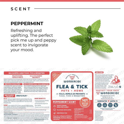 Fresh peppermint scent. 