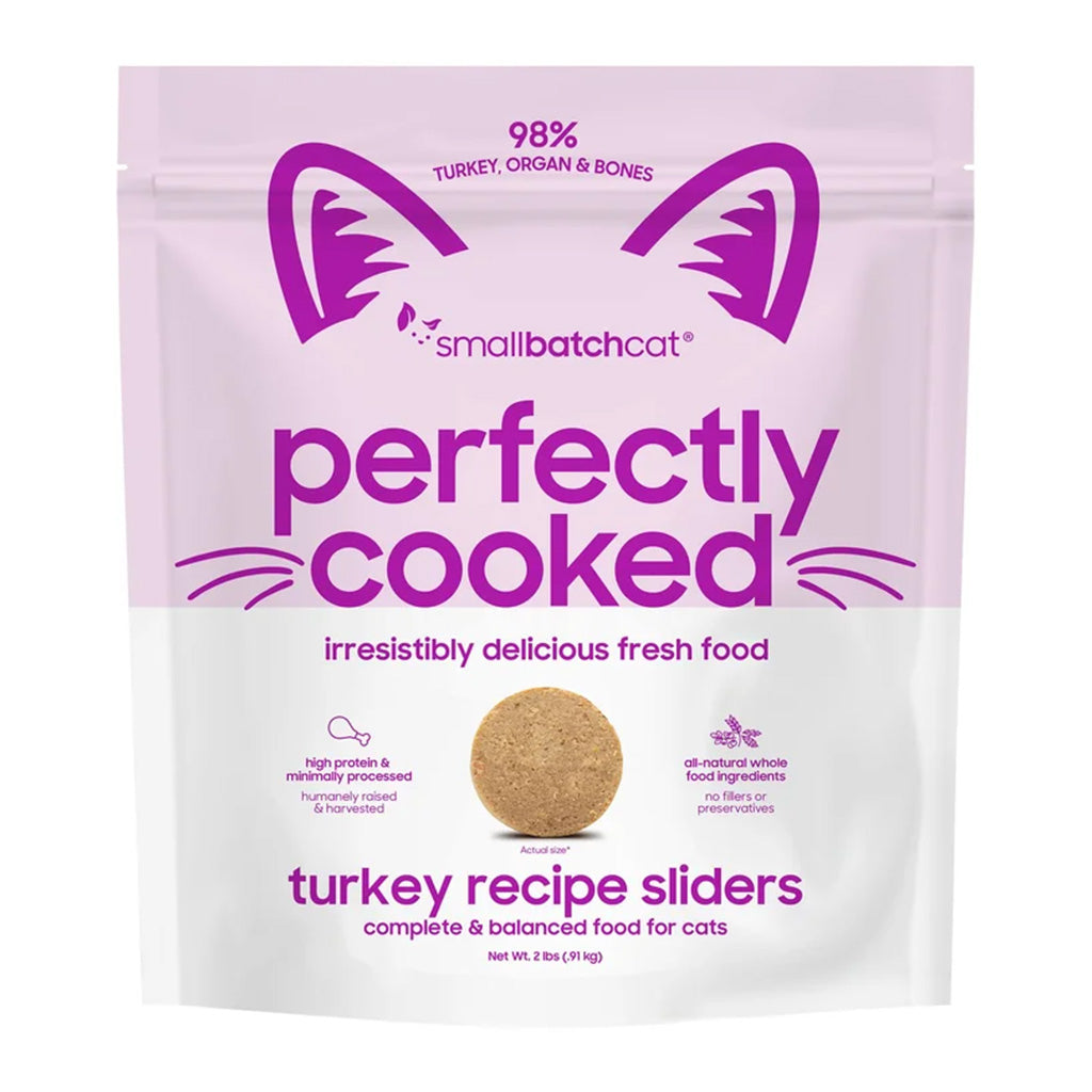 Perfectly Cooked Frozen Turkey Sliders for Cats 2lb