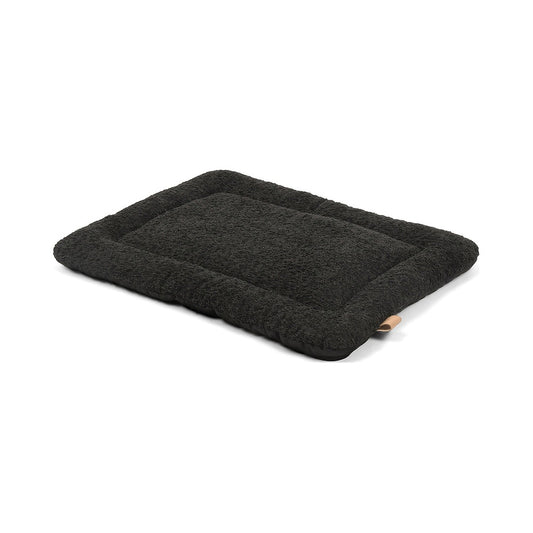 P.L.A.Y. Canyon Chill Pad in Nightfall, a black rectangular pet mat with a textured plush top.