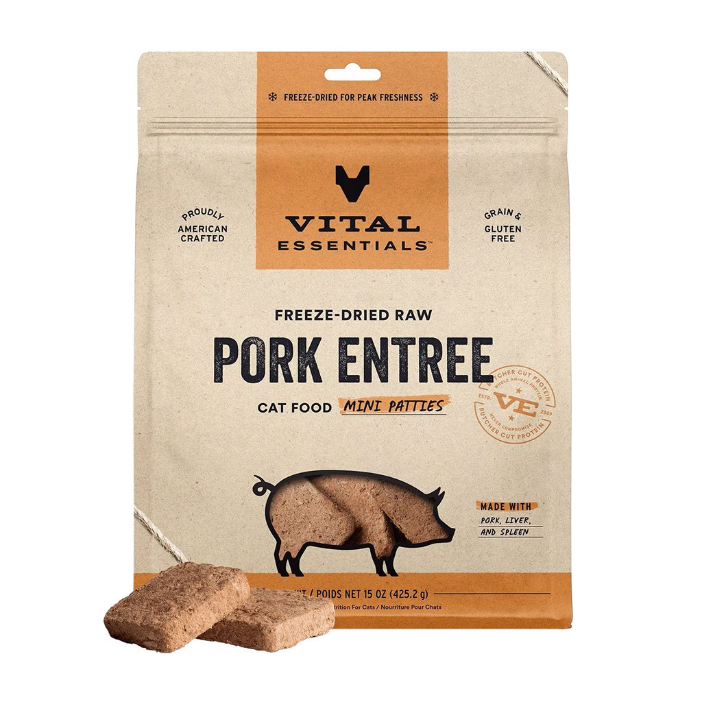 *Pork Dinner Patties Freeze-Dried for Cats
