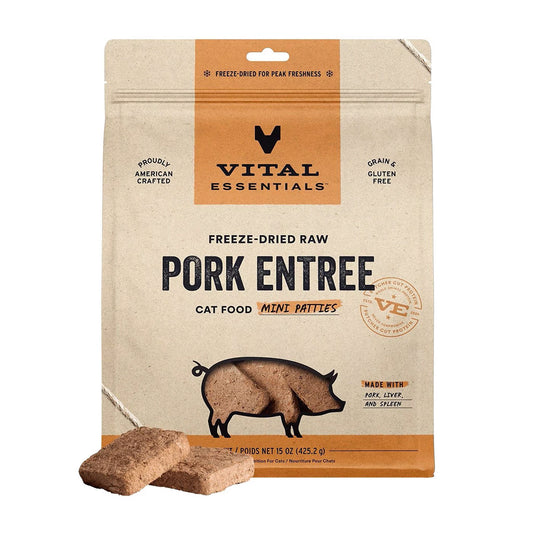 *Pork Dinner Patties Freeze-Dried for Cats