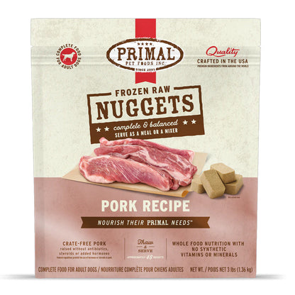 *Pork Frozen Raw for Dogs