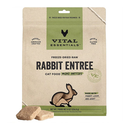 *Rabbit Dinner Patties Freeze-Dried for Cats