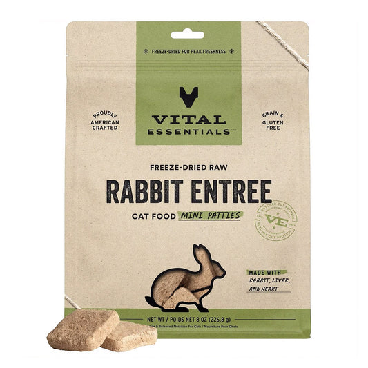 *Rabbit Dinner Patties Freeze-Dried for Cats