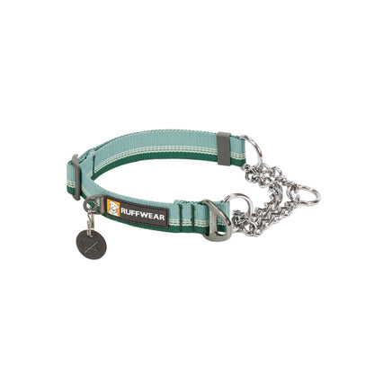 Chain Reaction Martingale Collar in River Rock green.