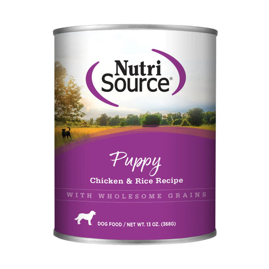 *Puppy Chicken & Rice Canned Food for Dogs 12.3oz