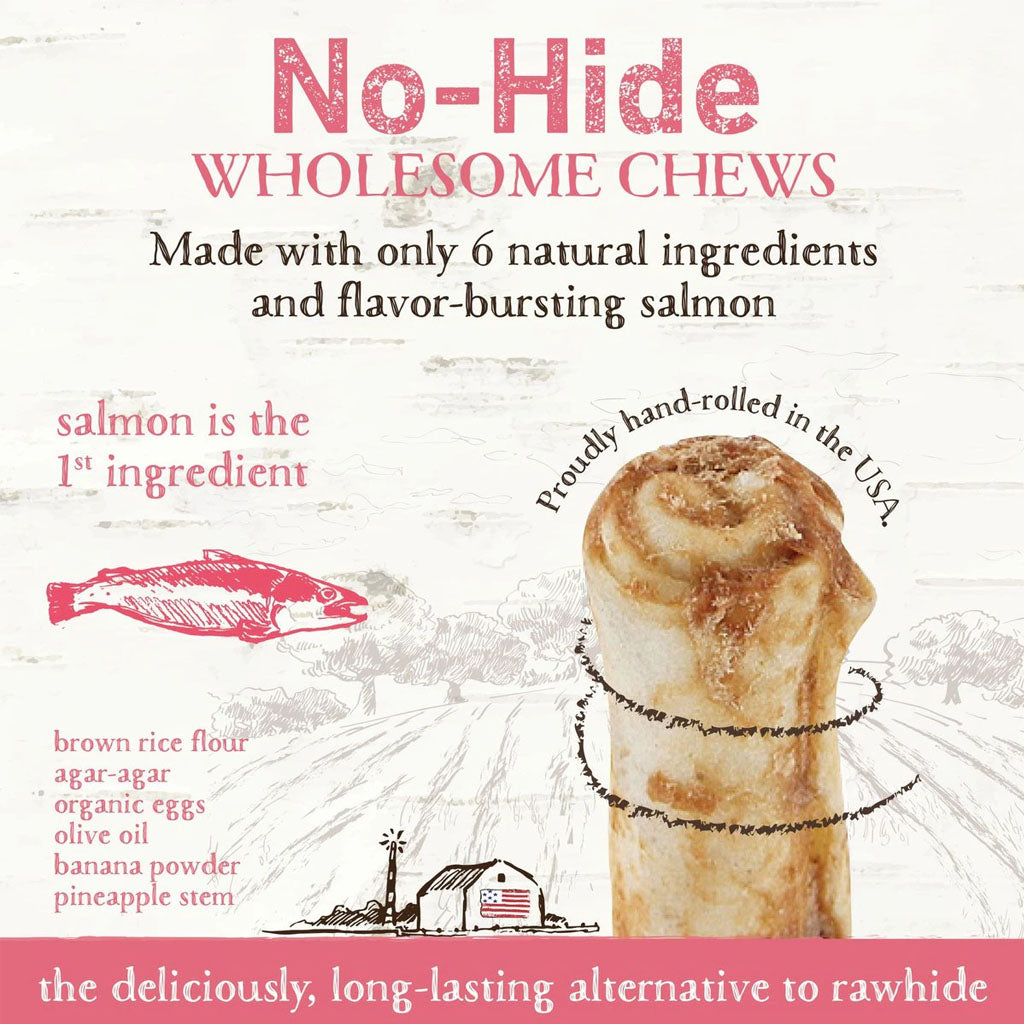 No-hide Salmon Chew 11" natural ingredients 