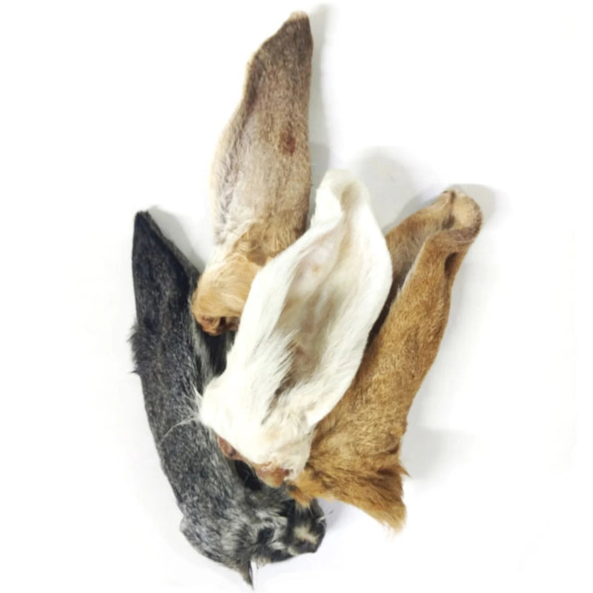 Loose Savage Cat dehydrated rabbit ears; sold individually, one ear per purchase.