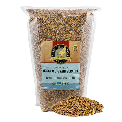 Organic 3-Grain Scratch 10lb