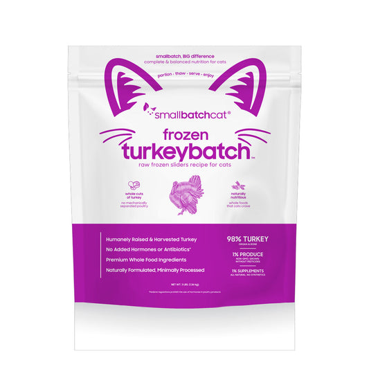 *Turkey Batch Frozen Raw for Cats