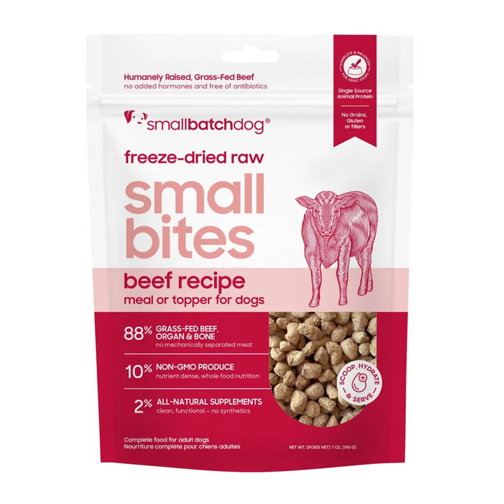 Beef Small Bites Freeze-dried Raw 7oz