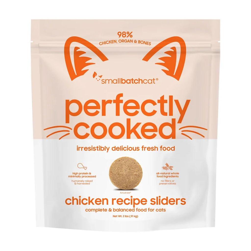 Perfectly Cooked Frozen Chicken Sliders for Cats 2lb