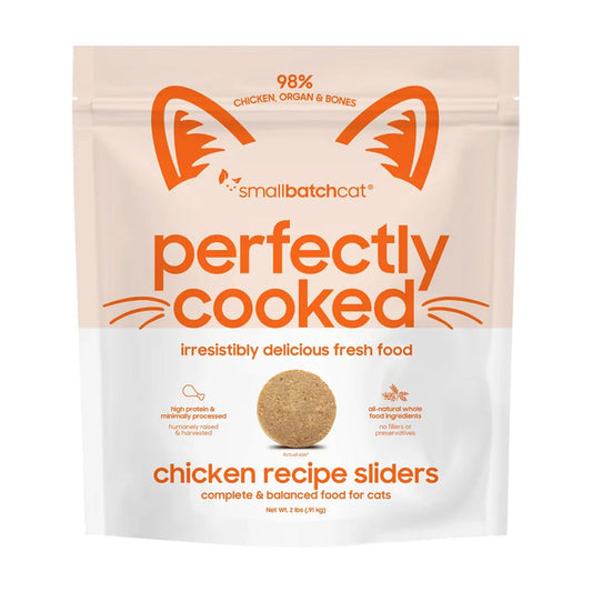 Perfectly Cooked Frozen Chicken Sliders for Cats 2lb