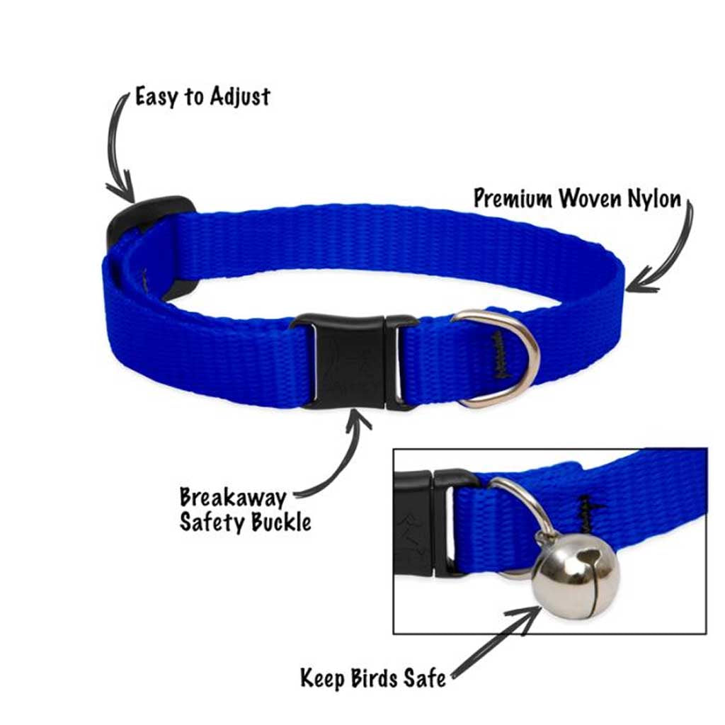 Picture describing Blue Breakaway Collar .