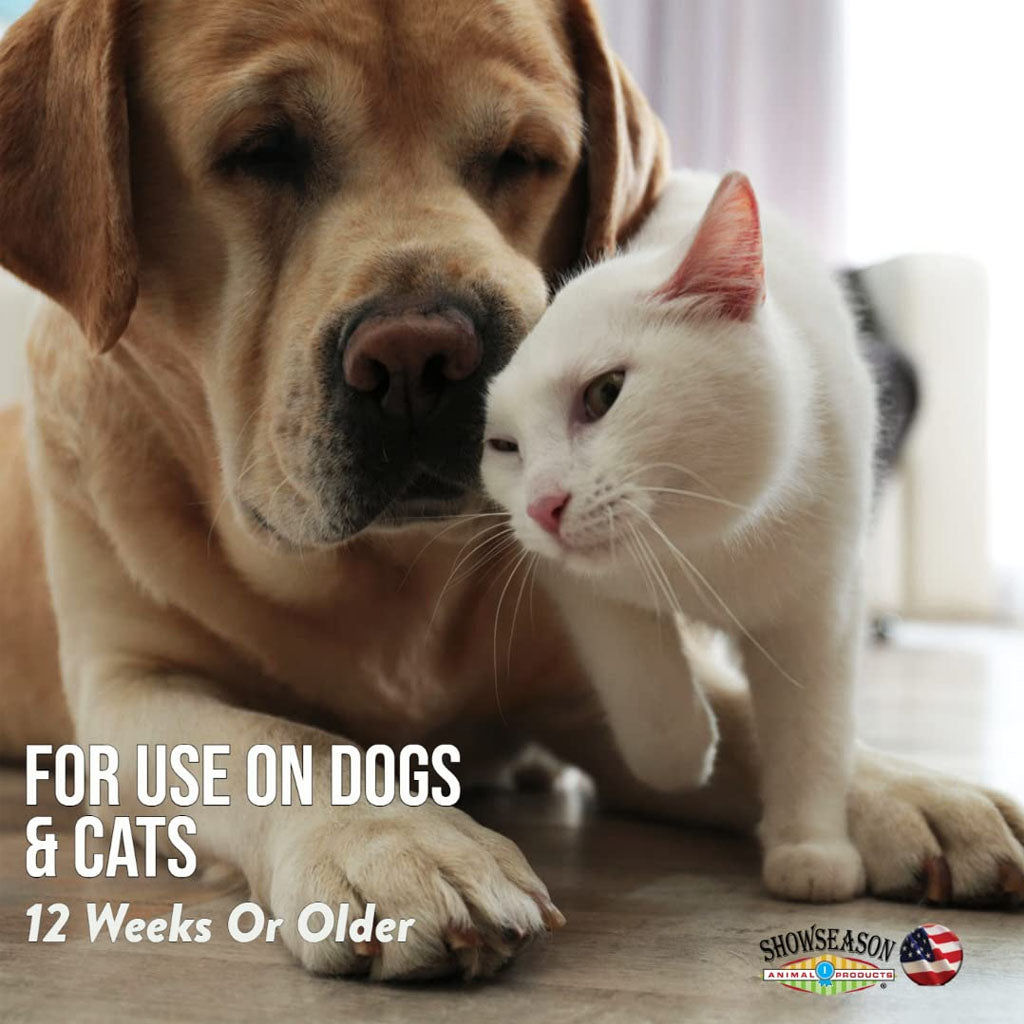 Dog and cat age range for blueberry facial. 