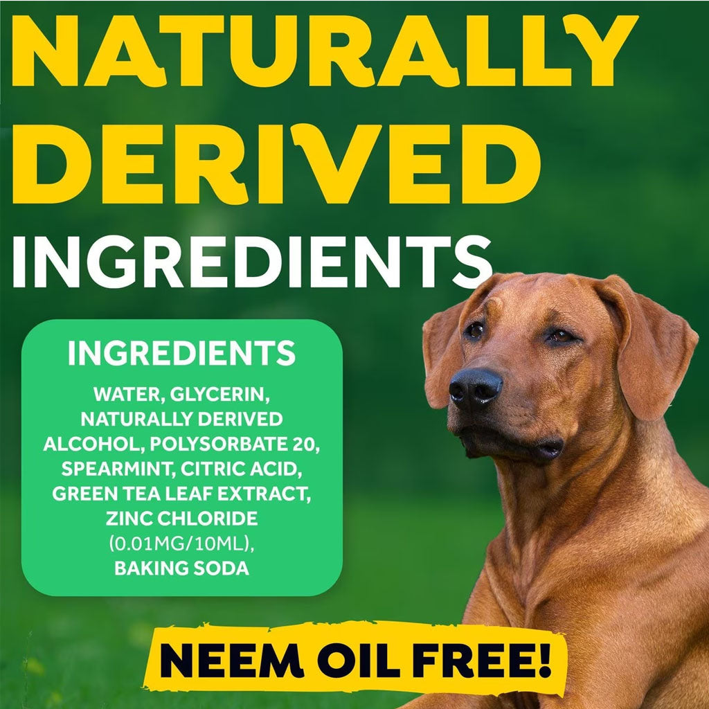 Naturally derived ingredients. 