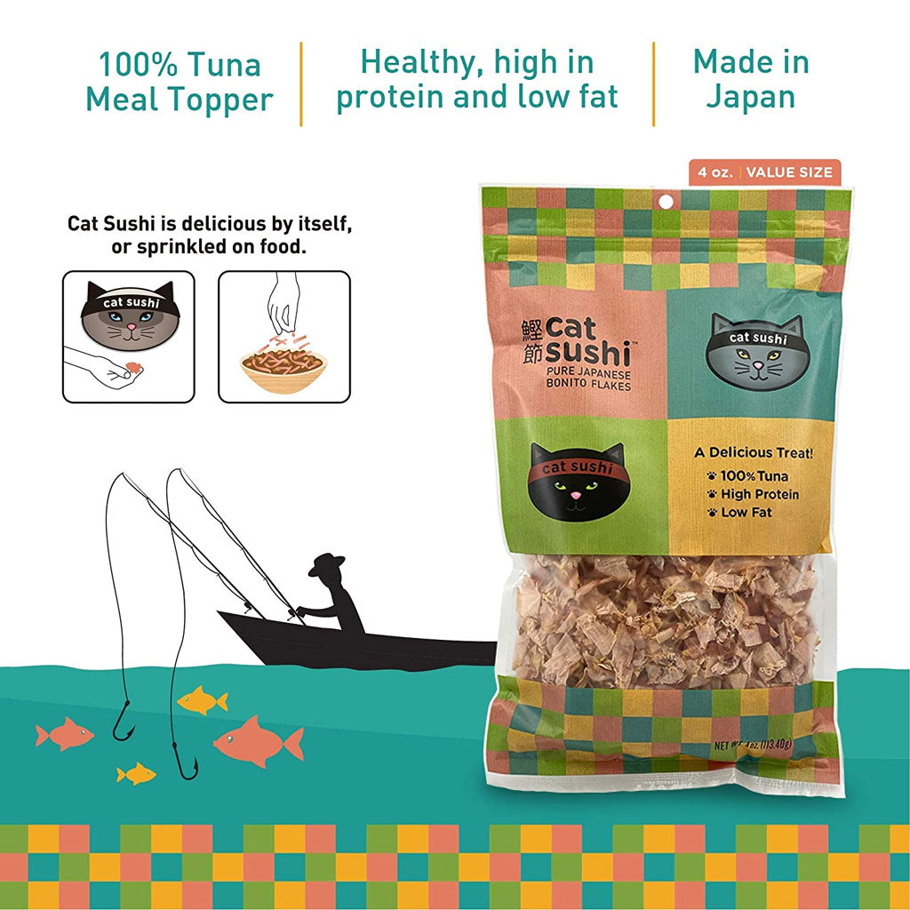 Cat Sushi Bonito Flakes description.
