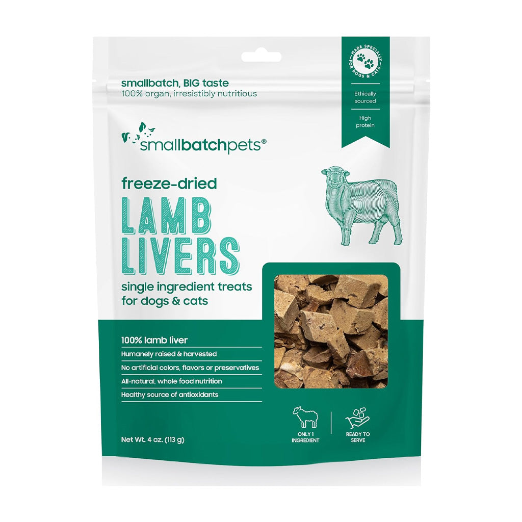 Freeze-dried Lamb Liver Treats 4oz