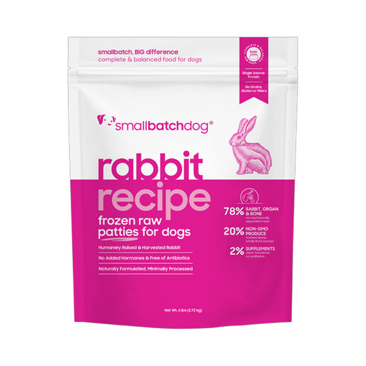 *Rabbit Batch Frozen Raw for Dogs