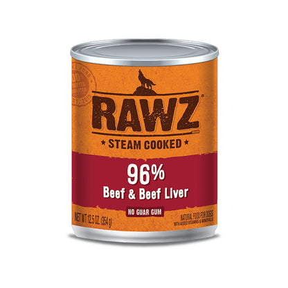 96% Beef & Beef Liver Pate Canned Dog Food 12.5oz