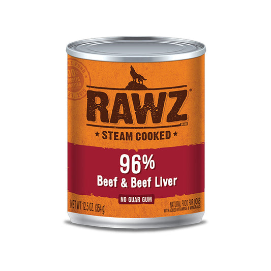 96% Beef & Beef Liver Pate Canned Dog Food 12.5oz