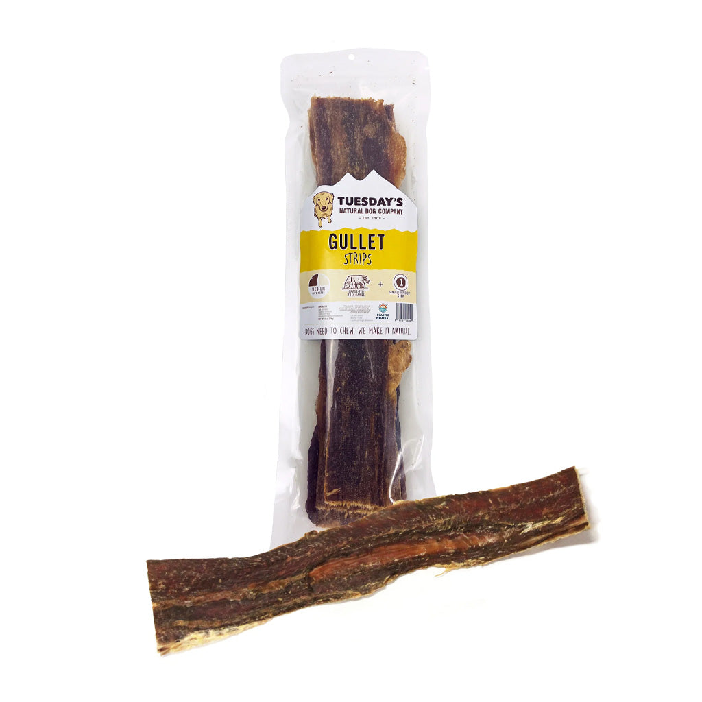 12" Beef Gullet Strips 6oz