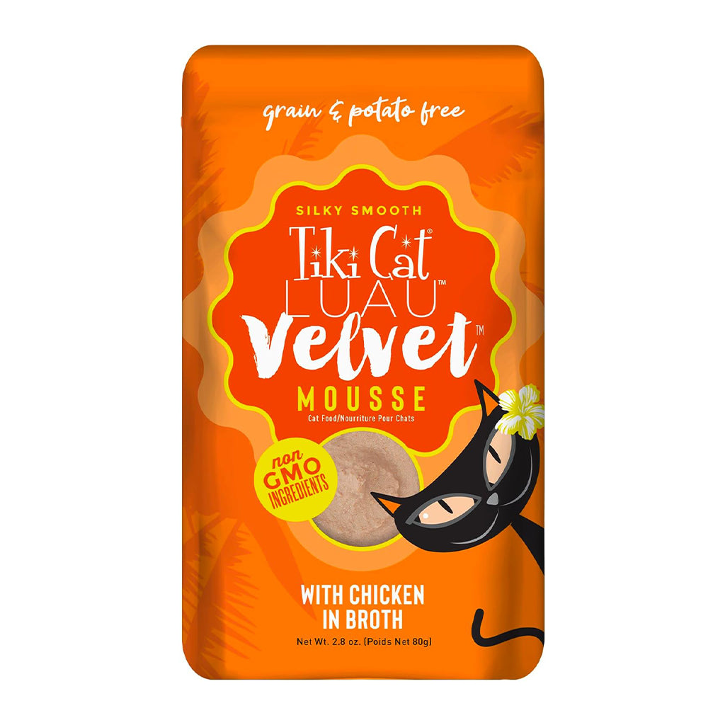 Luau Velvet Mousse Chicken Grain-Free Cat Food Pouch 2.82oz