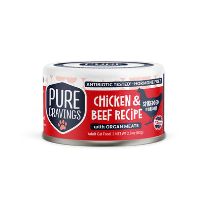 Chicken & Beef Recipe Shredded in Broth