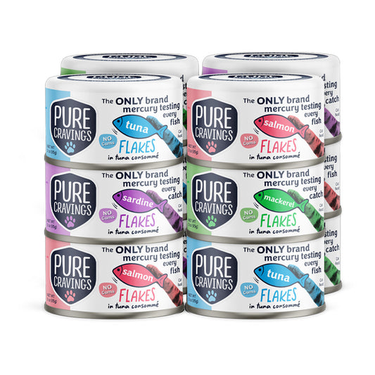Flakes in Tuna Consommé – Variety Pack