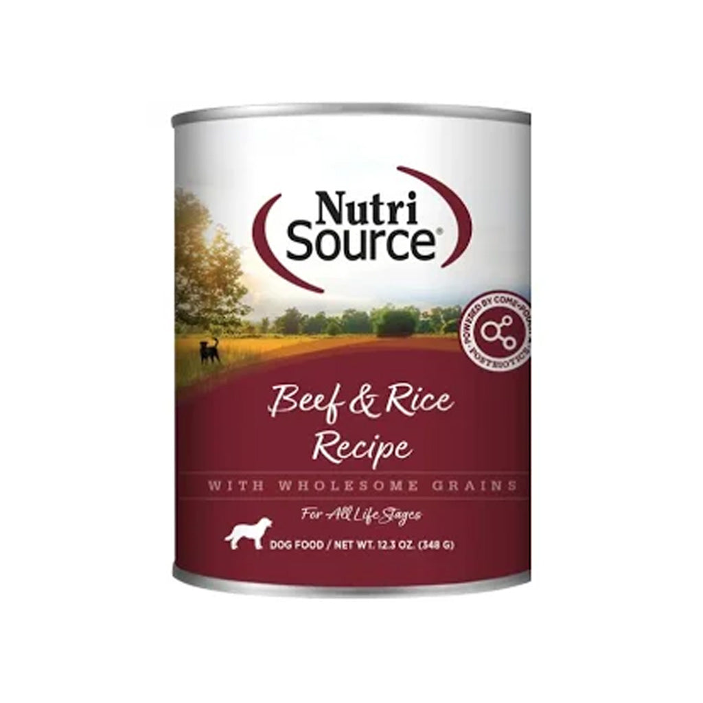 Beef & Rice Canned Food for Dogs 13oz