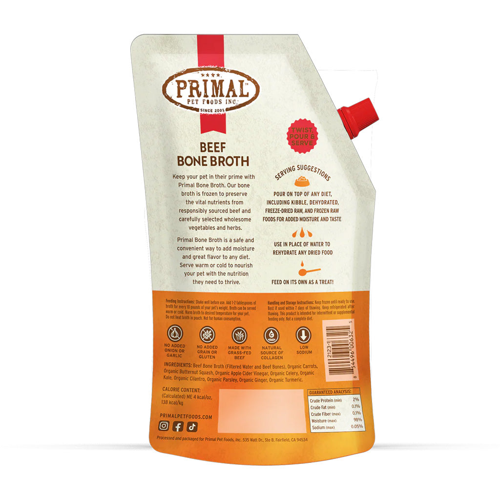 Frozen Bone Broth Beef 20oz