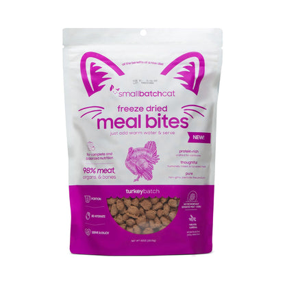*Turkey Freeze-Dried Mealbites for Cats 10 oz