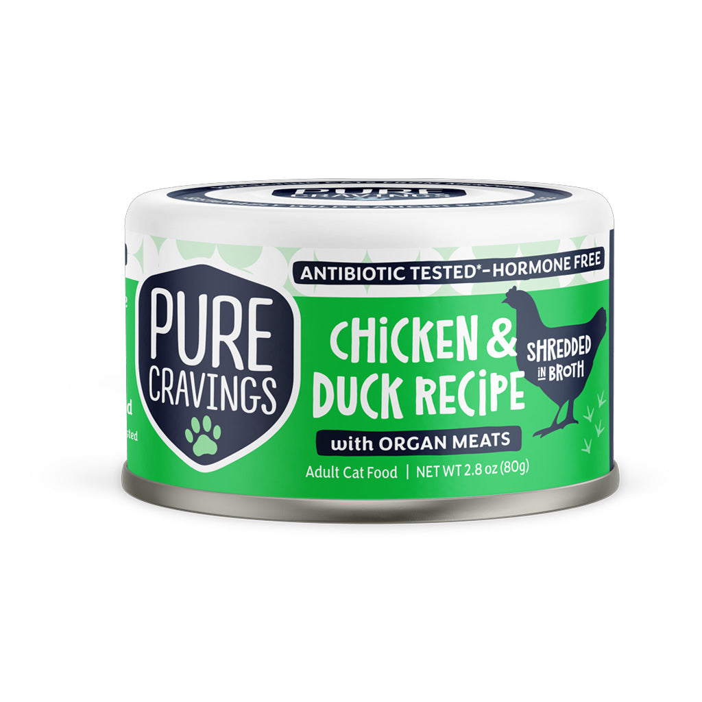 Chicken & Duck Recipe Shredded in Broth