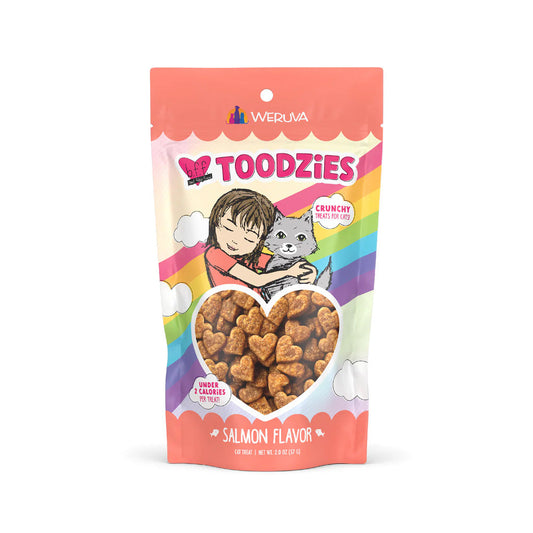 B.F.F. Toodzies Salmon Crunchy Cat Treats 2oz