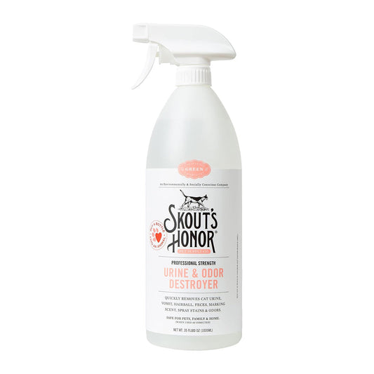 **Professional Strength Urine & Odor Destroyer for Cats 35oz
