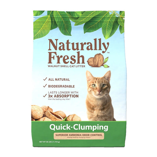 *Walnut Shell Quick-Clumping Unscented Litter