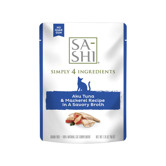 Sa-Shi Aku Tuna & Mackerel Cat Food Recipe in Savory Broth