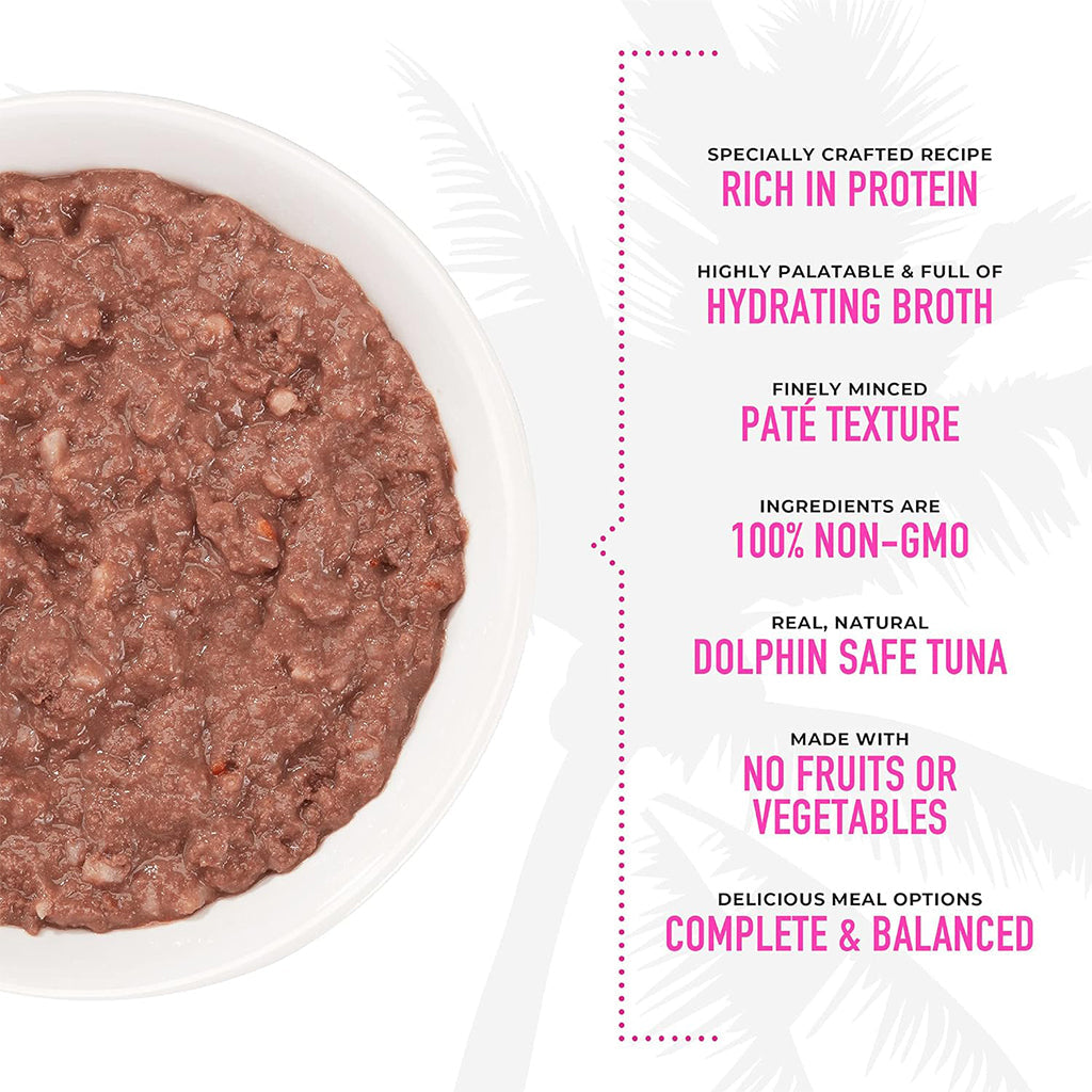 Grill Tuna & Crab Surimi Recipe in Tuna Broth Pate Grain-Free Canned Cat Food 2.82oz
