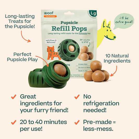 *Pupsicle Pops Refills Peanut Butter & Beef Recipe
