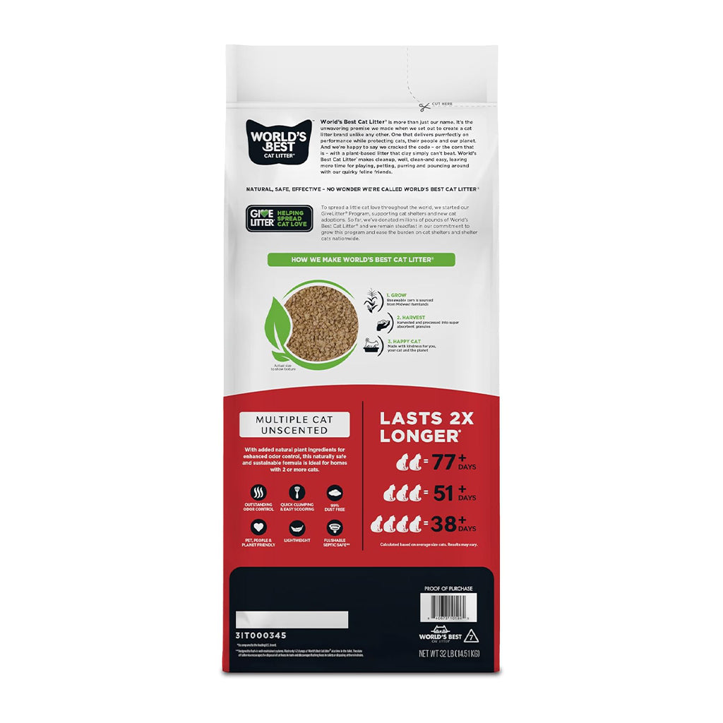 *World's Best Multi-Cat Unscented Litter