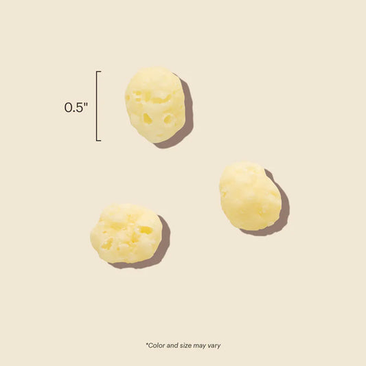 Crunchy Gouda Cheese Bites 2oz 0.5" size